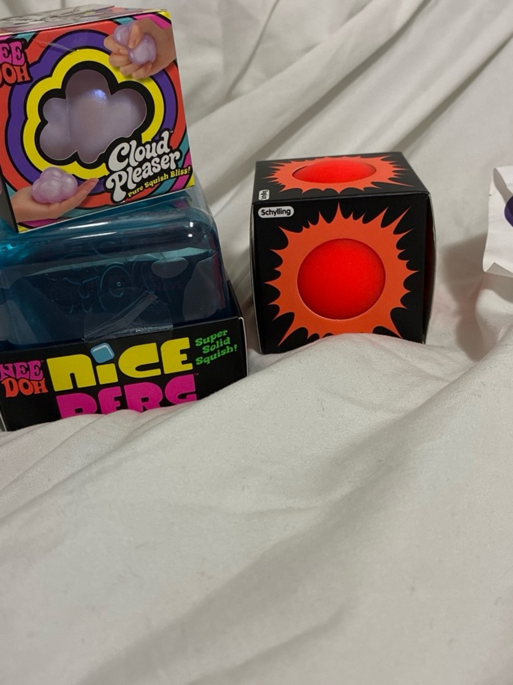 Red Stress Ball Toy - Fun Squeeze Toy